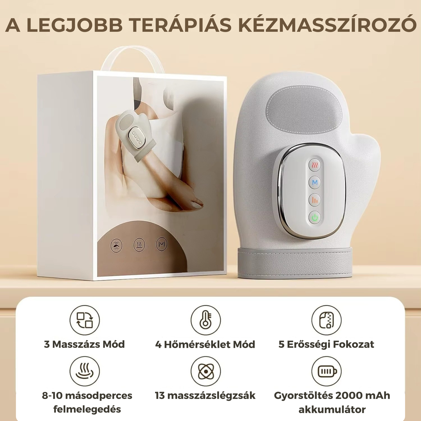 KézRelax™ masszázs kesztyű